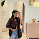Veste Daria Bordeaux