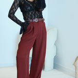 Pantalon Augustin Bordeaux
