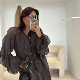 Blouse June Marron