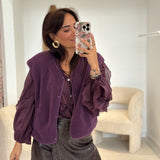 Veste Albane Prune