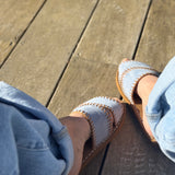 Mules Rita Bleue