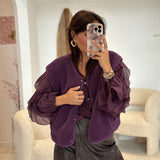 Veste Albane Prune