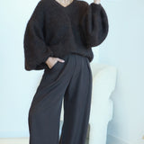 Pantalon Léo Marron