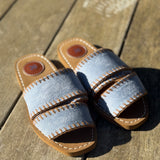 Mules Rita Bleue