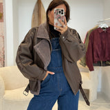 Manteau Louison Marron