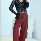 Pantalon Augustin Bordeaux
