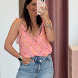 Top Fleur Saumon