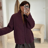 Veste Célestine Prune