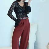 Pantalon Augustin Bordeaux