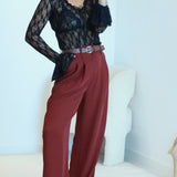 Pantalon Augustin Bordeaux