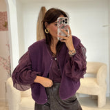 Veste Albane Prune