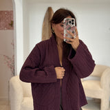 Veste Célestine Prune