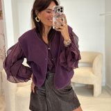 Veste Albane Prune