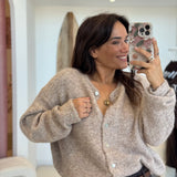 Gilet Nina Taupe