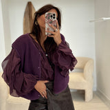 Veste Albane Prune