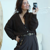 Pantalon Léo Marron