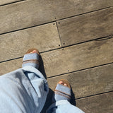 Mules Rita Bleue