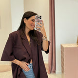 Veste Daria Bordeaux