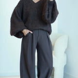 Pantalon Léo Marron