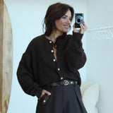 Gilet Nina Marron