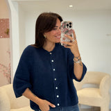 Gilet Joséphine Bleu Marine