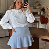 Jupe short Brune