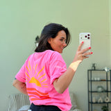 T-shirt Beach Club Rose