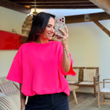 T-shirt Mylan Rose fluo