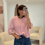 Gilet Joséphine Rose