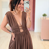 Robe Jade Marron