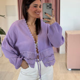 Blouse Louise Mauve