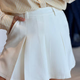 Jupe-short Nora Blanche