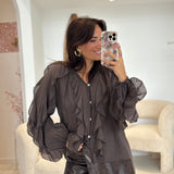 Blouse June Marron