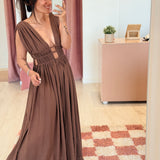 Robe Jade Marron