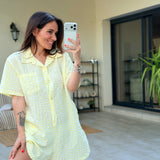 Combi-short Elise Jaune