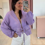 Blouse Louise Mauve