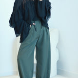 Pantalon Léo Kaki