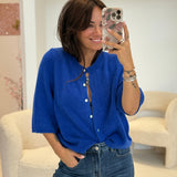 Gilet Joséphine Bleu Roi