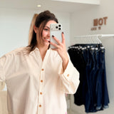 Chemisier Milan Écru