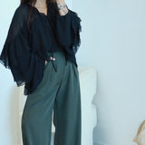 Pantalon Léo Kaki