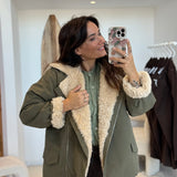Manteau Lilio Kaki