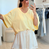 T-shirt Elian Jaune