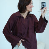 Chemisier Ethan Aubergine