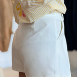 Jupe-short Nora Blanche