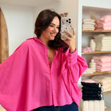 Chemisier Elias Fuchsia