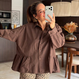 Chemisier Joan Marron