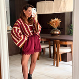 Short Jacob Bordeaux