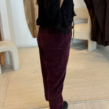 Pantalon Marceau Aubergine