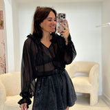 Blouse Salomé Noire