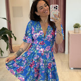 Robe Caroline Bleue